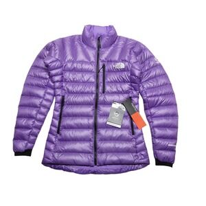 The North Face Summit‎ 800 Pro Jacket Womens XS Purple Breithorn Down Puffer